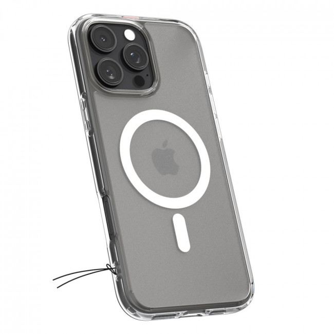 Spigen iPhone 16 Pro Ultra Hybrid Mag Σκληρή Θήκη με Πλαίσιο Σιλικόνης Και MagSafe - Frost Clear