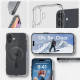 Spigen iPhone 16 Ultra Hybrid Mag Σκληρή Θήκη με Πλαίσιο Σιλικόνης Και MagSafe - Carbon Fiber