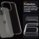 Spigen iPhone 16 Pro Ultra Hybrid Σκληρή Θήκη με Πλαίσιο Σιλικόνης - Clear