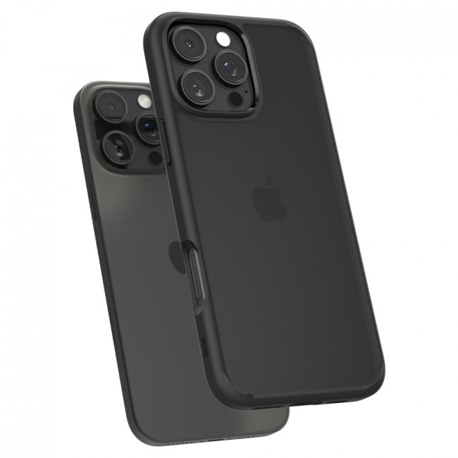 Spigen iPhone 16 Pro Max Ultra Hybrid Σκληρή Θήκη με Πλαίσιο Σιλικόνης - Frost Black