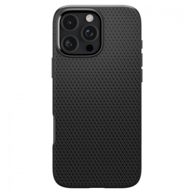 Spigen iPhone 16 Pro Liquid Air Θήκη Σιλικόνης - Matte Black