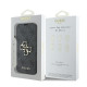 Guess iPhone 16 Pro - 4G Metal Logo Θήκη Πορτοφόλι με Επένδυση Συνθετικού Δέρματος - Black - GUBKP16L4GMGGR