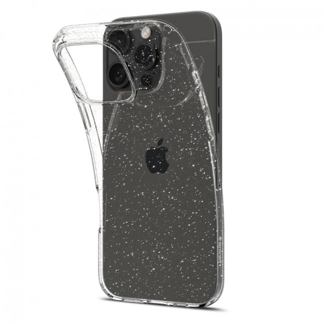 Spigen iPhone 16 Pro Max Liquid Crystal Θήκη Σιλικόνης - Glitter Crystal