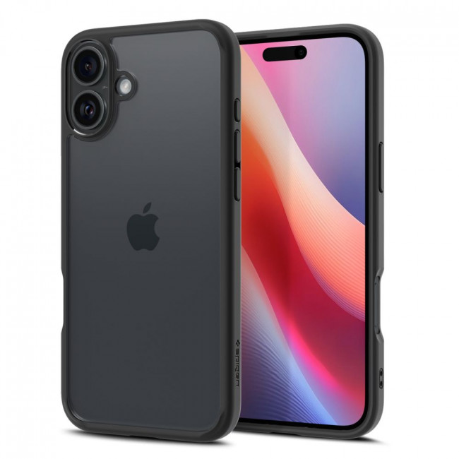 Spigen iPhone 16 Ultra Hybrid Σκληρή Θήκη με Πλαίσιο Σιλικόνης - Matte Black