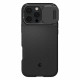 Spigen iPhone 16 Pro Optik Armor Mag Θήκη Σιλικόνης με Κάλυμμα για την Κάμερα και MagSafe - Black