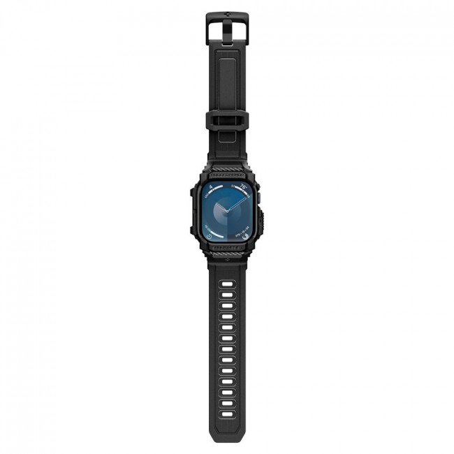 Spigen Λουράκι Apple Watch 10 - 42MM Rugged Armor Pro - Matte Black