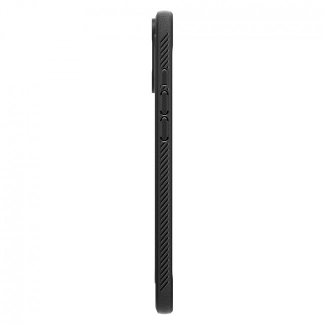 Spigen iPhone 16 Rugged Armor Mag Θήκη TPU με MagSafe - Matte Black