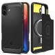 Spigen iPhone 16 Plus Rugged Armor Mag Θήκη TPU με MagSafe - Matte Black