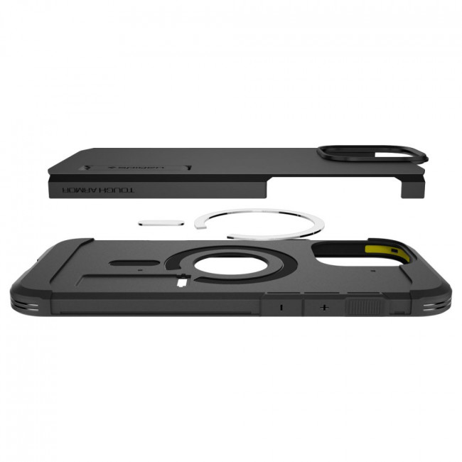 Spigen iPhone 16 Pro Tough Armor Mag Σκληρή Θήκη με MagSafe - Black