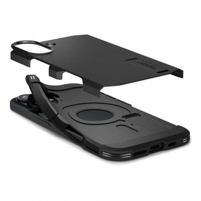 Spigen iPhone 16 Plus Tough Armor Mag Σκληρή Θήκη με MagSafe - Black