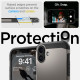 Spigen iPhone 16 Tough Armor Mag Σκληρή Θήκη με MagSafe - Gunmetal