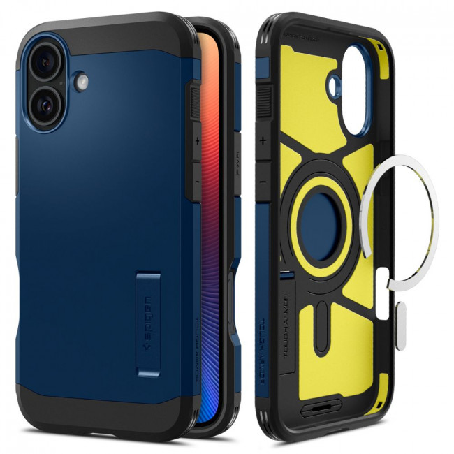 Spigen iPhone 16 Tough Armor Mag Σκληρή Θήκη με MagSafe - Navy Blue