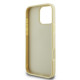 Guess iPhone 16 Pro - Fixed Glitter Big 4G - Σκληρή Θήκη με Πλαίσιο Σιλικόνης - Gold - GUHCP16LHG4SGD