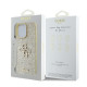 Guess iPhone 16 Pro - Fixed Glitter Big 4G - Σκληρή Θήκη με Πλαίσιο Σιλικόνης - Gold - GUHCP16LHG4SGD