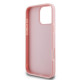 Guess iPhone 16 Pro - Fixed Glitter Big 4G - Σκληρή Θήκη με Πλαίσιο Σιλικόνης - Pink - GUHCP16LHG4SGP