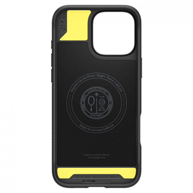 Spigen iPhone 16 Pro Rugged Armor Mag Θήκη TPU με MagSafe - Matte Black