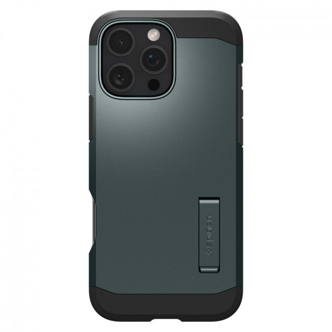 Spigen iPhone 16 Pro Tough Armor Mag Σκληρή Θήκη με MagSafe - Abyss Green