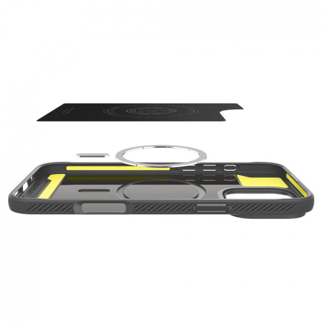 Spigen iPhone 16 Pro Max Rugged Armor Mag Θήκη TPU με MagSafe - Grey