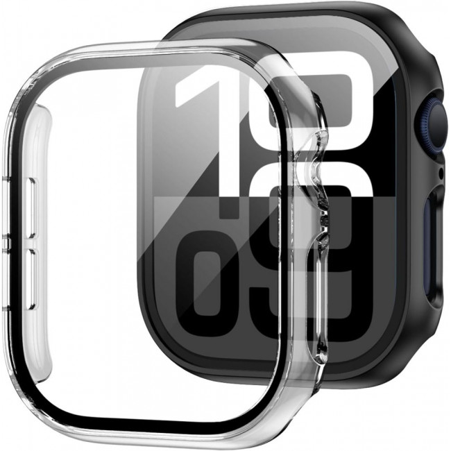 Tech-Protect Θήκη Apple Watch 10 - 46MM Defense 360 με Προστασία Οθόνης - Clear