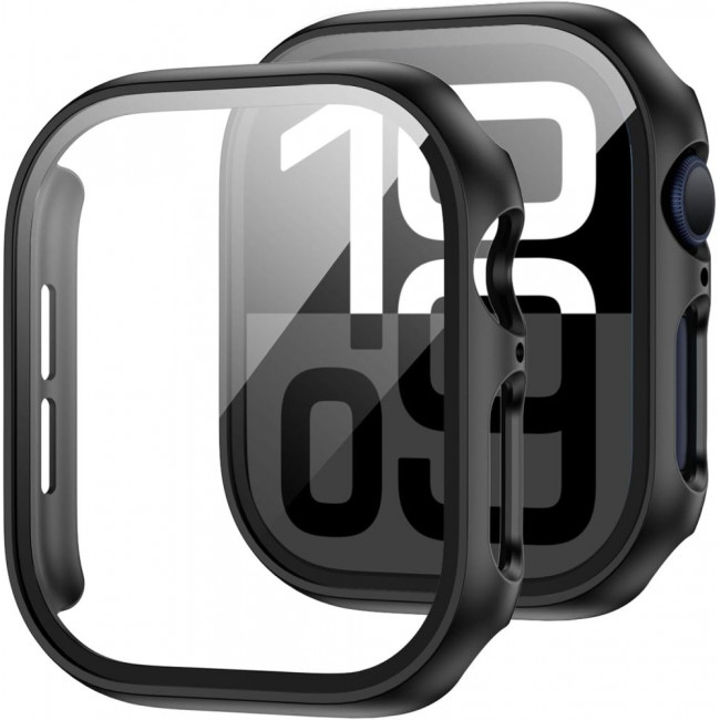 Tech-Protect Θήκη Apple Watch 10 - 46MM Defense 360 με Προστασία Οθόνης - Black