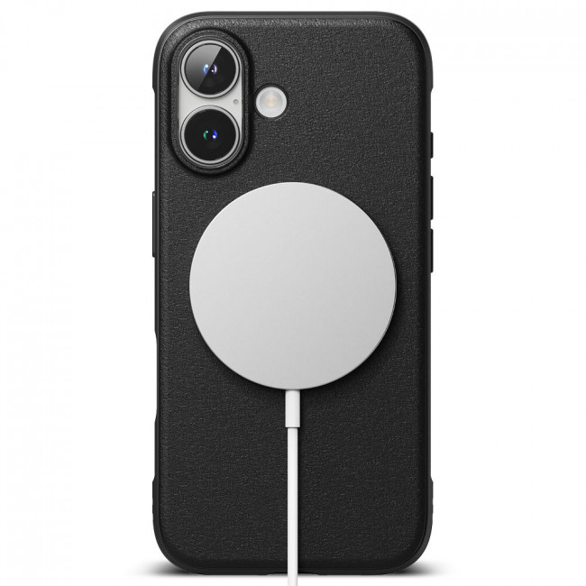 Ringke iPhone 16 Onyx MagSafe Durable TPU Case Θήκη Σιλικόνης με MagSafe - Black