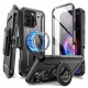 Supcase iPhone 16 Pro - UB Pro Mag Σκληρή Θήκη με Προστασία Οθόνης και Stand με Magsafe - Black