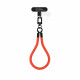 Tech-Protect C3S Rope Wrist Strap - Universal Λουράκι Καρπού για Θήκη Κινητού - Orange / Black