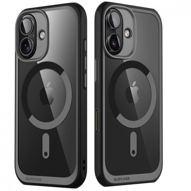 Supcase iPhone 16 UB Mag Σκληρή Θήκη με MagSafe - Black