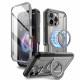 Supcase iPhone 16 Pro - UB Pro Mag Σκληρή Θήκη με Προστασία Οθόνης και Stand με Magsafe - Titan Grey