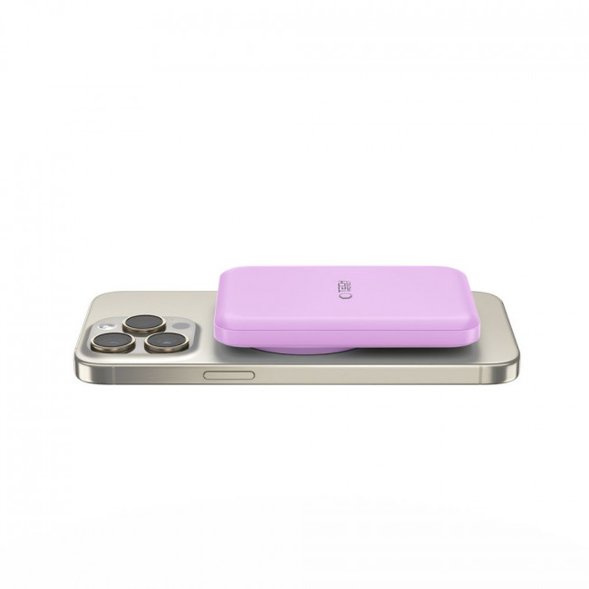 Tech-Protect PB10 Lifemag MagSafe PowerBank Μαγνητικό PowerBank Κινητού 5000 mAh - Lilac