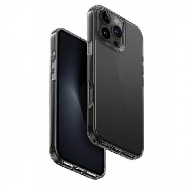 Uniq iPhone 16 Pro Max Air Fender Σκληρή Θήκη με Πλαίσιο Σιλικόνης - Grey