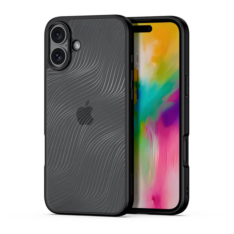 Dux Ducis iPhone 16 Plus Aimo Series Σκληρή Θήκη με Πλαίσιο Σιλικόνης - Black