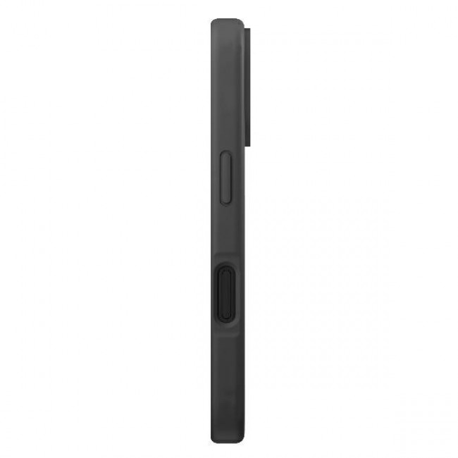 Uniq iPhone 16 Pro Lino Hue Magclick Θήκη Σιλικόνης με MagSafe - Charcoal Grey