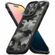 Ringke iPhone 16 Pro Fusion X Σκληρή Θήκη με Πλαίσιο Σιλικόνης - Camo Black