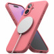 Ringke iPhone 16 Plus Silicone Magnetic MagSafe Case Θήκη Σιλικόνης με MagSafe - Pink