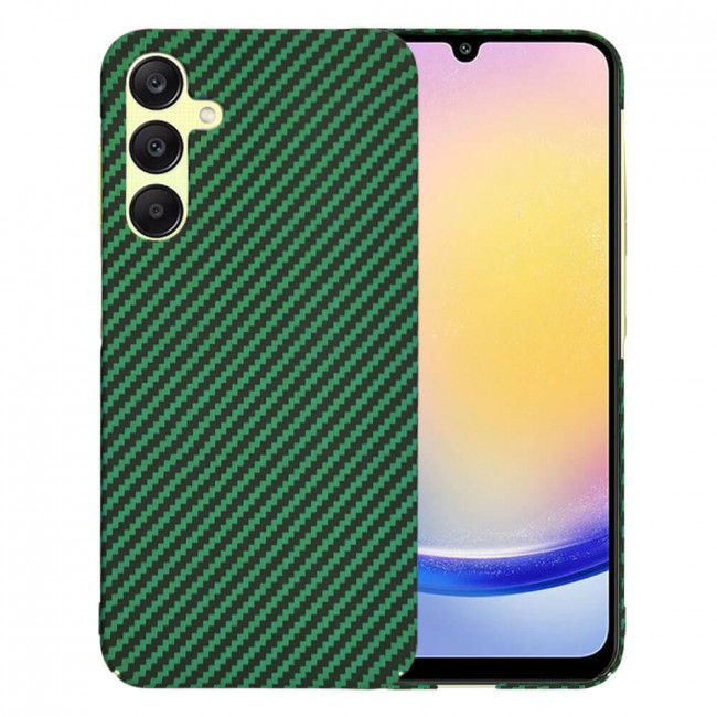 Techsuit Samsung Galaxy A25 5G Σκληρή Θήκη Carbonite FiberShell - Green