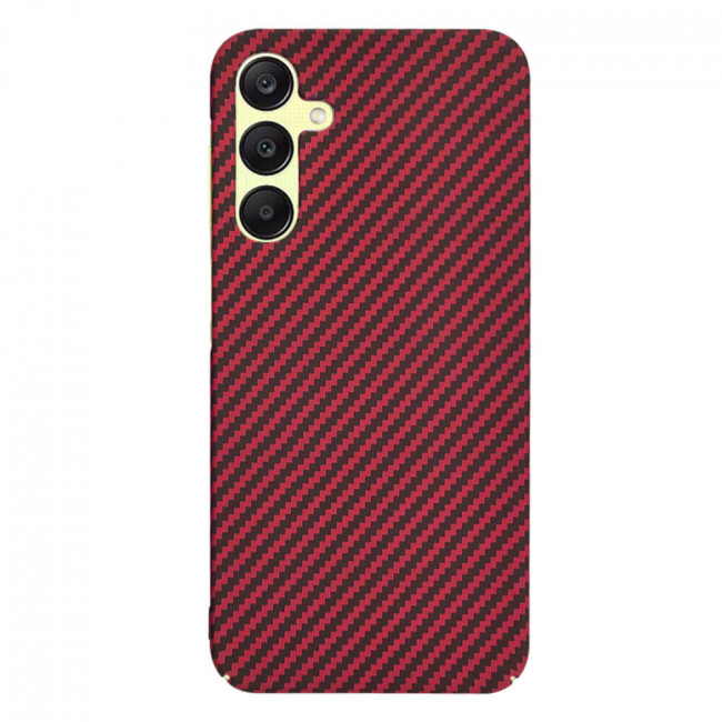 Techsuit Samsung Galaxy A25 5G Σκληρή Θήκη Carbonite FiberShell - Red