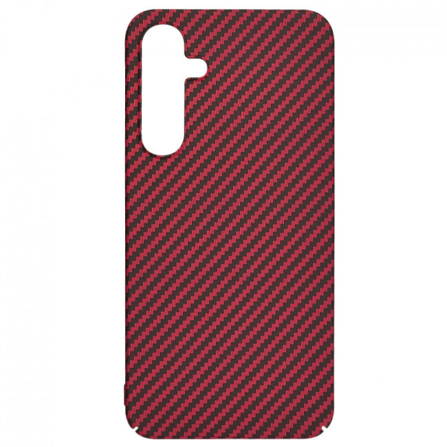 Techsuit Samsung Galaxy A35 5G Σκληρή Θήκη Carbonite FiberShell - Red