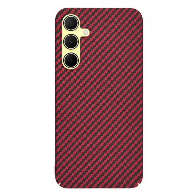 Techsuit Samsung Galaxy A35 5G Σκληρή Θήκη Carbonite FiberShell - Red