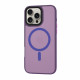 Techsuit iPhone 16 Pro Max - HaloFrost MagSafe - Σκληρή Θήκη με Πλαίσιο Σιλικόνης - Deep Purple