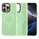 Techsuit iPhone 16 Pro Max - HaloFrost MagSafe - Σκληρή Θήκη με Πλαίσιο Σιλικόνης - Light Green