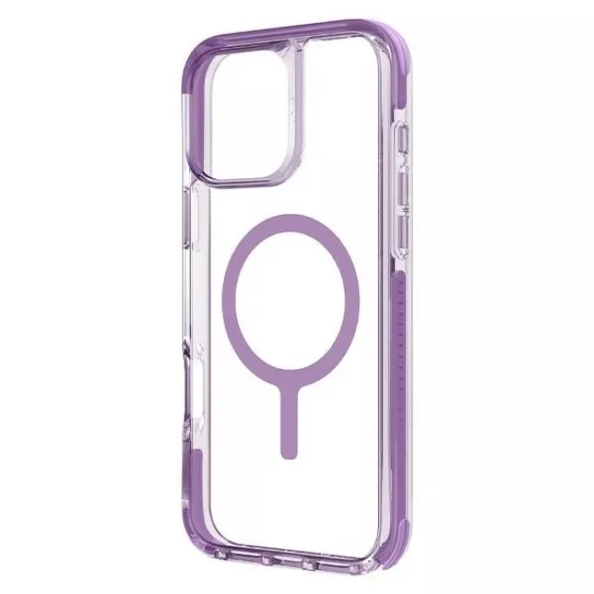 Uniq iPhone 16 Plus Combat Magclick Σκληρή Θήκη με Πλαίσιο Σιλικόνης και MagSafe - Pink / Grape Pink