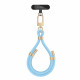 Tech-Protect C4S Rope Wrist Strap - Universal Λουράκι Καρπού για Θήκη Κινητού - Baby Blue / Gold