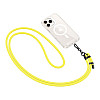 Tech-Protect C1S Rope CrossBody Strap - Universal Λουράκι για Θήκη Κινητού - Neon Yellow / Black