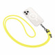 Tech-Protect C1S Rope CrossBody Strap - Universal Λουράκι για Θήκη Κινητού - Neon Yellow / Black