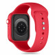 Tech-Protect Λουράκι Apple Watch 4 / 5 / 6 / 7 / 8 / 9 / 10 / SE / ULTRA 1 / ULTRA 2 - 44 / 45 / 46 / 49 mm Silicone Σιλικόνης - Red