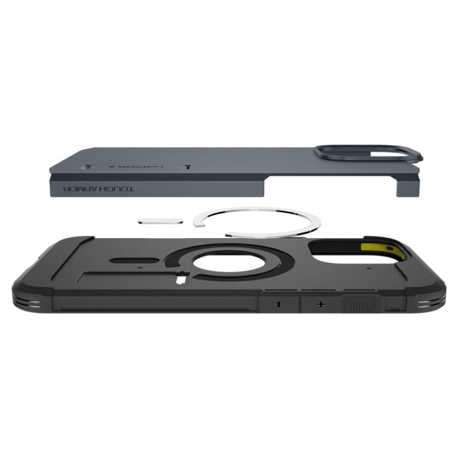 Spigen iPhone 16 Pro Max Tough Armor Mag Σκληρή Θήκη με MagSafe - Metal Slate