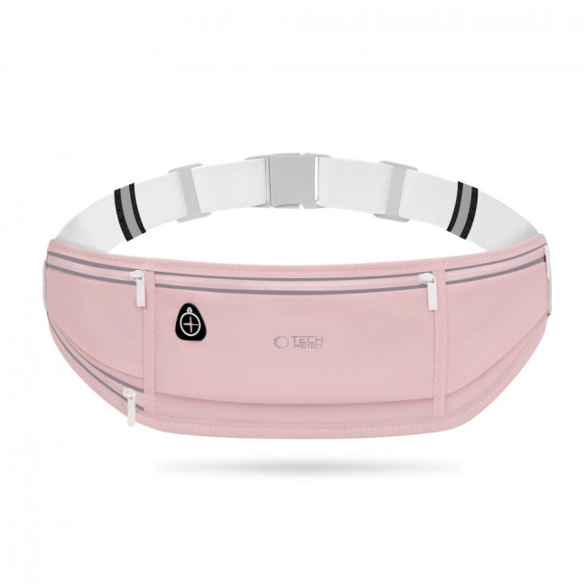 Tech-Protect M3 Universal Sport Waist Bag Τσάντα Μέσης - Dusty Rose