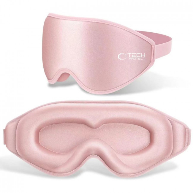 Tech-Protect Eyeshade Sleep Mask - Μάσκα Ύπνου / Ταξιδιού - Baby Pink