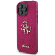 Guess iPhone 16 Pro - Fixed Glitter Big 4G - Σκληρή Θήκη με Πλαίσιο Σιλικόνης - Purple - GUHCP16LHG4SGU